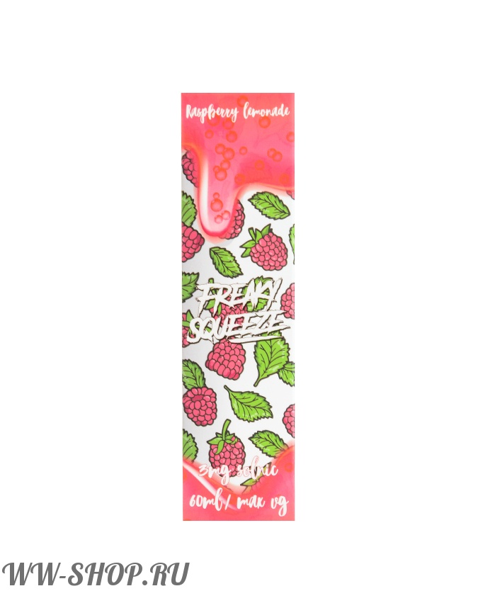 жидкость freaky squeeze- raspberry lemonade 60 мл 3 мг Балашиху